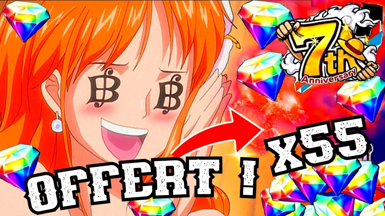 [OPBR] +55 DIAM'S GRATUIT À RÉCUPÉRER ! Namco à CRAQUER - TUTO DIAMANTS One Piece Bounty Rush