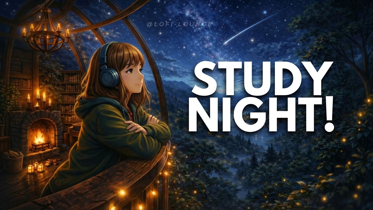 Lofi Night Mix — Still Awake Under The Stars 🌙