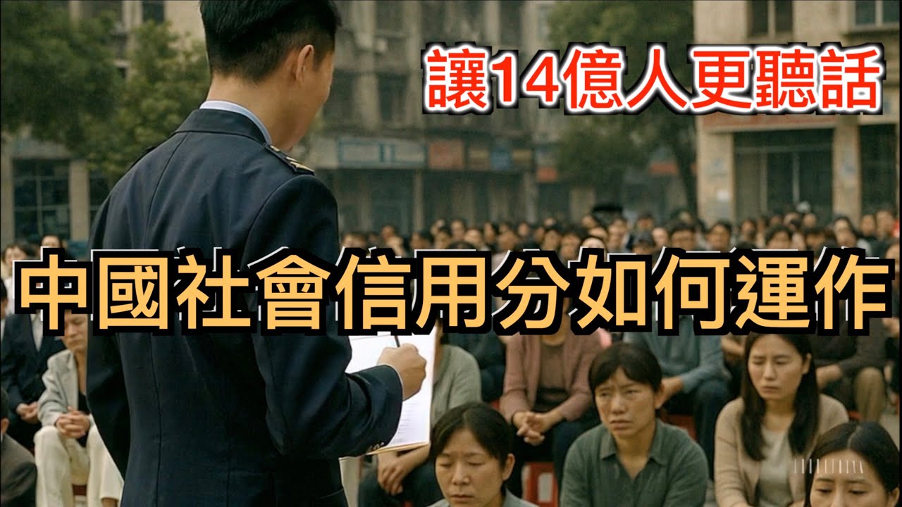 習近平又要折騰中國人！全民社會信用分要來了？它是怎麽運作？讓中國人更聽話。
