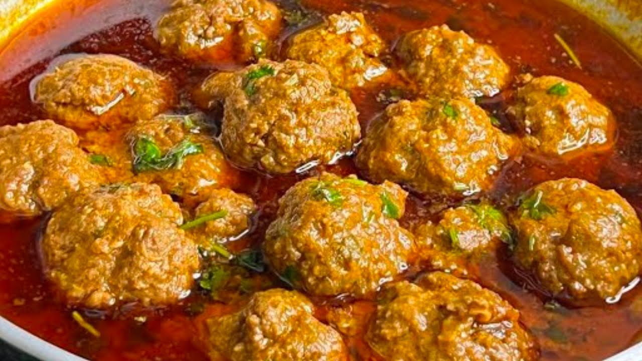 Afghani Mutton Kofta Curry 🍛 | mutton kofta gravy recipe by @Saniyavlogirl