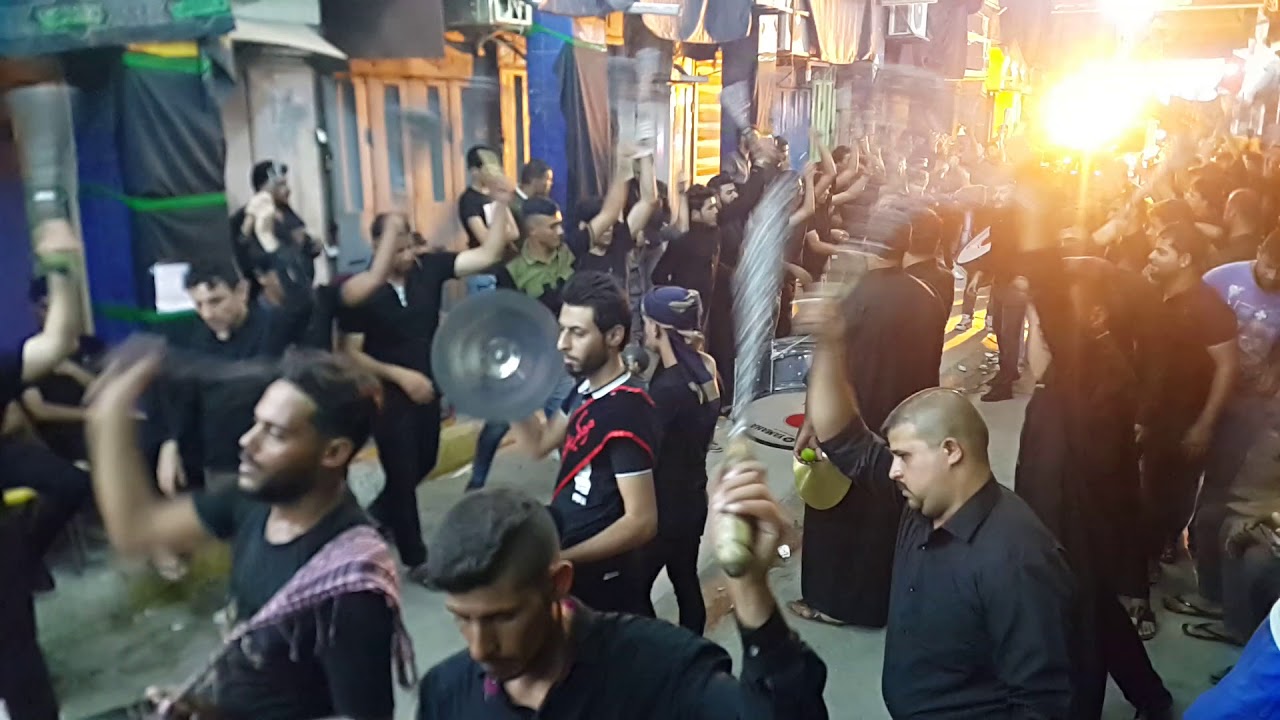 موكب محلة الجديده ليلة 9 محرم 1439_2017