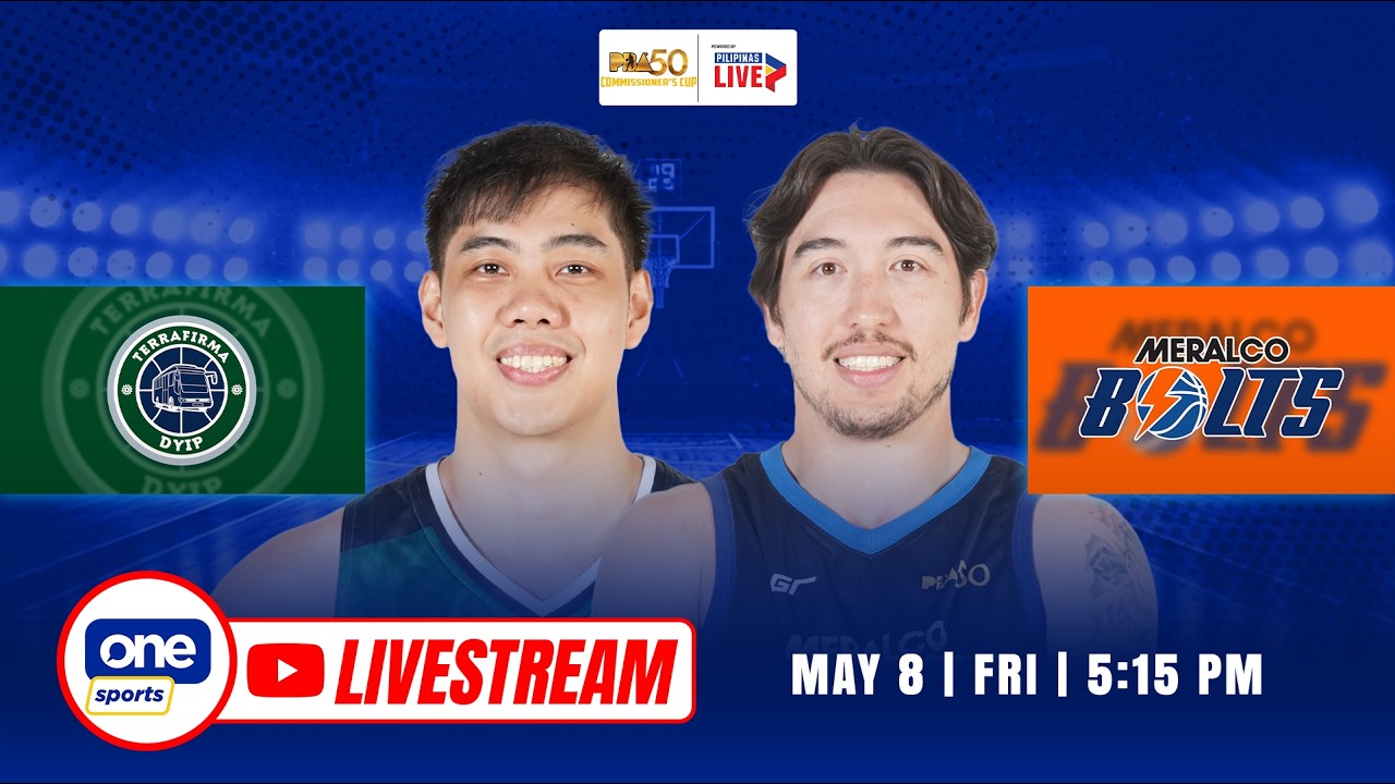 LIVE: TERRAFIRMA vs. MERALCO | PBA SEASON 50 COMMISSIONER&rsquo;S CUP | MAY 8, 2026
