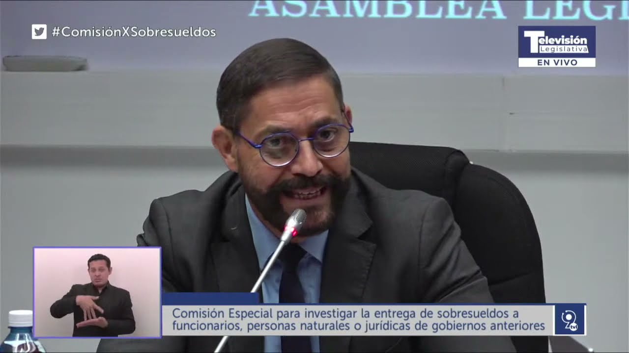#EnVivo | La Comisión Especial que investiga los sobresueldos entregados de 1989 a 2019.
