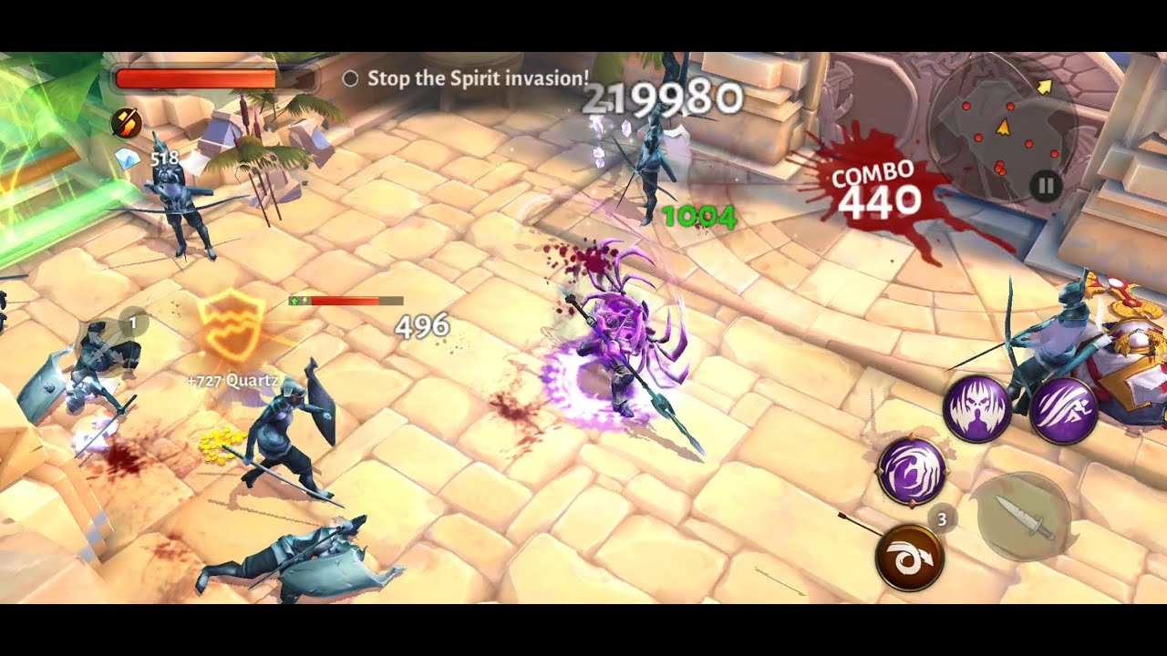 Dungeon hunter 5 - Amor Breaker & Thoan's Pride Skill - Arrow