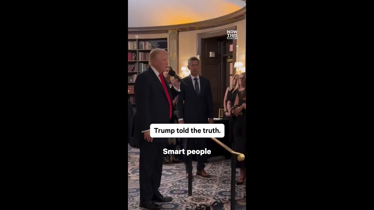 Trump Confesses Smart People Don&rsquo;t Like Him