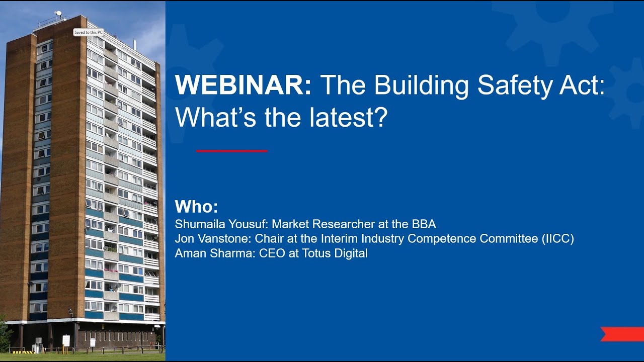 Building Safety Act   What's the latest?