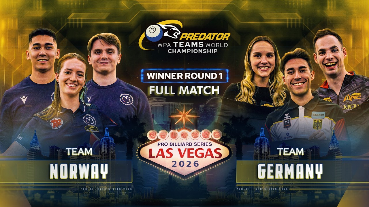 🇩🇪 Germany vs Norway 🇳🇴 ▸ Predator WPA Teams World Championship 2026