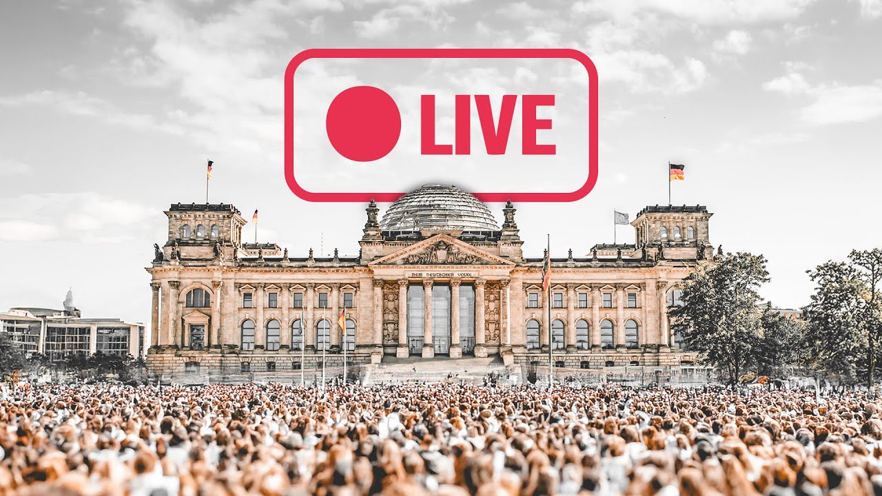 Gebet f&uuml;r Deutschland (vor dem Deutschen Bundestag) 🔴 Livestream