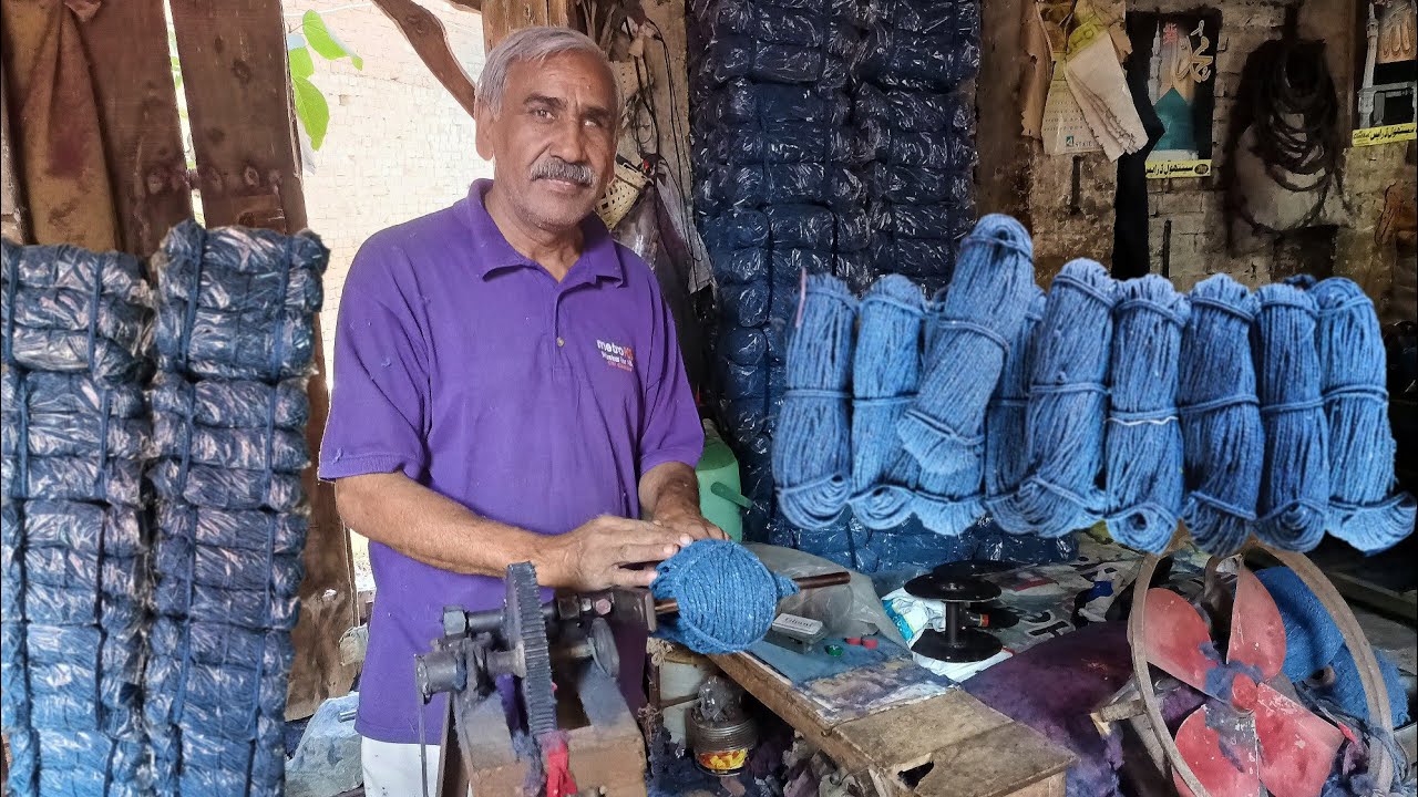 Amazing Work To Make Old Man Charpai Bed Ropes