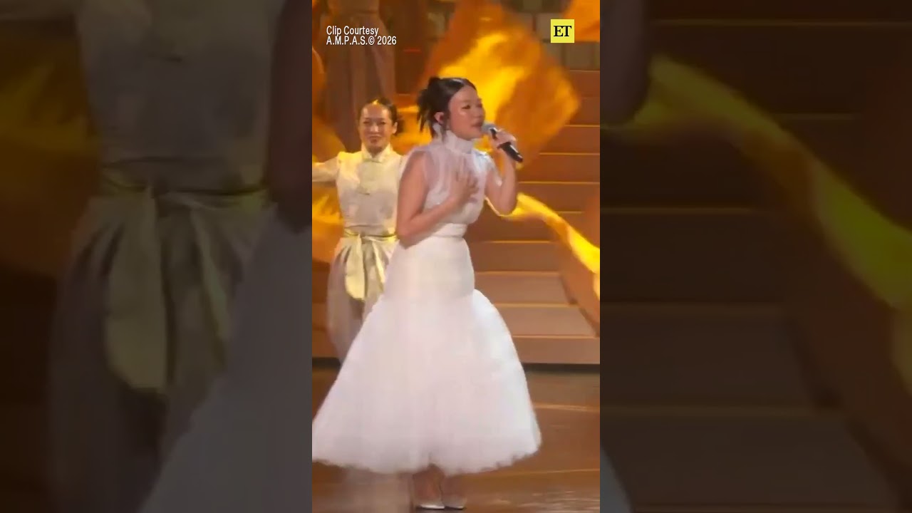 EJAE, AUDREY NUNA and REI AMI belted &ldquo;Golden&rdquo; from &lsquo;KPop Demon Hunters&rsquo; at the #Oscars!