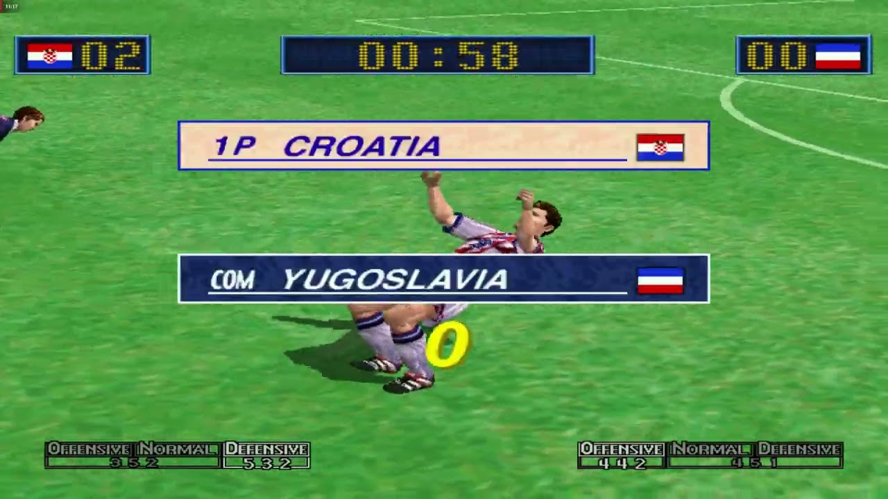 Virtua Striker 2 ver. 2000.1 - CROATIA Playthrough - Arcade Mode