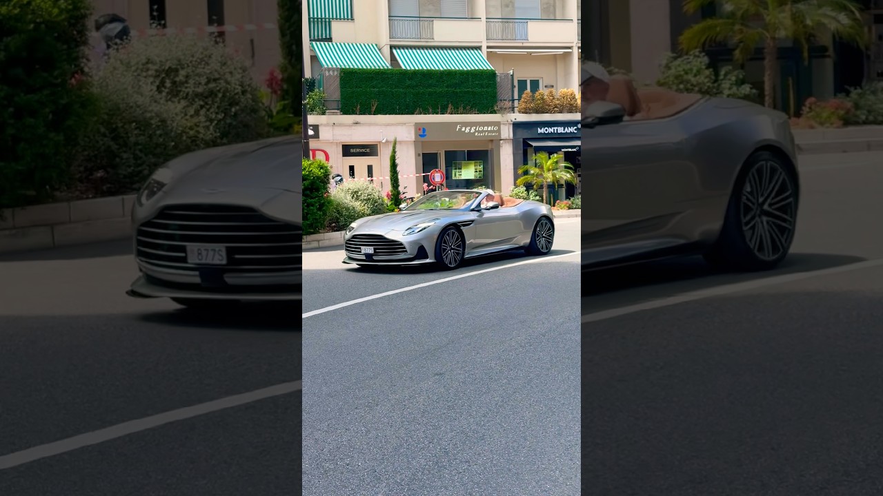 Joy riding in monaco #astonmartin #shortvideo #shorts #short #viral