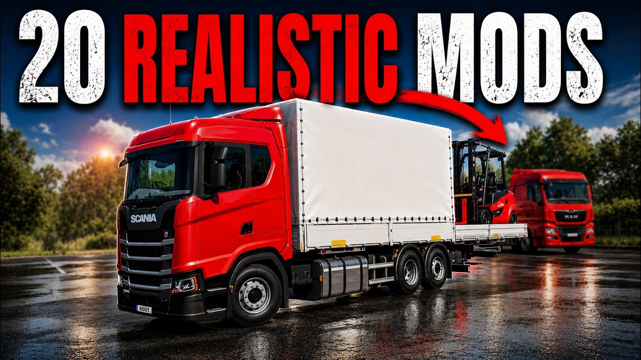 ТОП-20 реалистичных модов для ETS2, которые стоит попробовать в 2026 году &mdash; Обновление 1.59&ndash;1.60