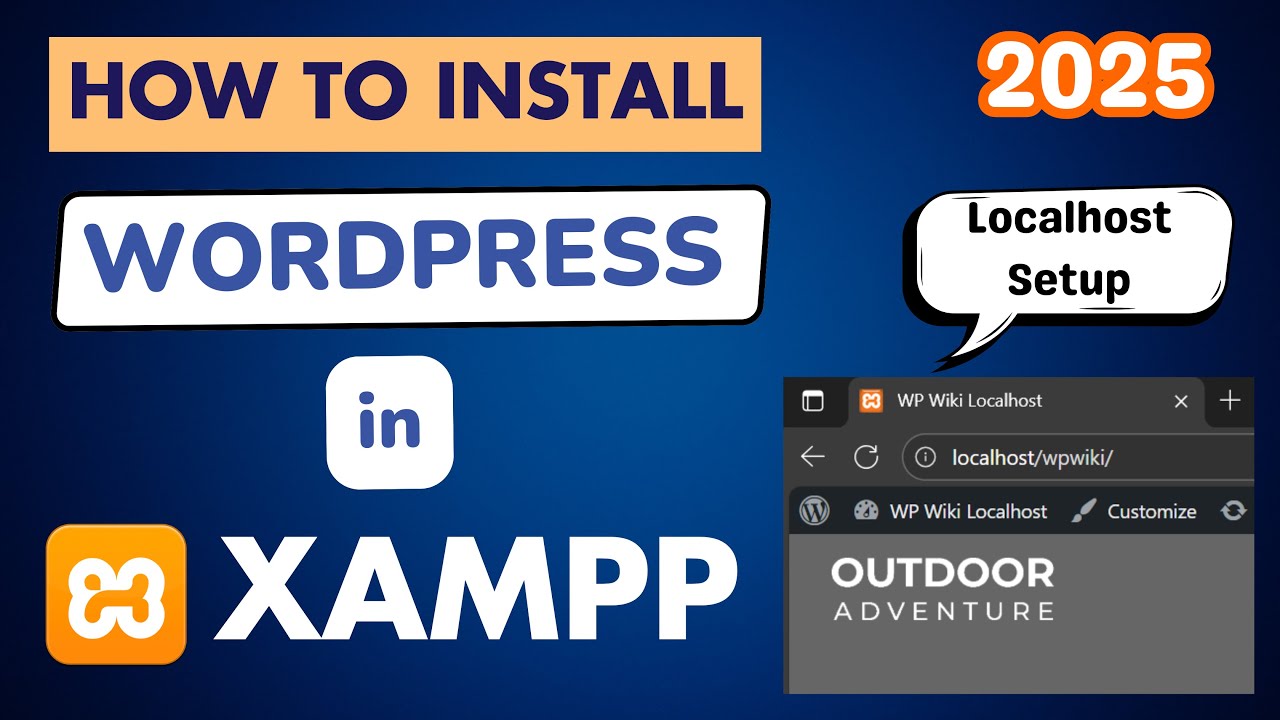Как установить WordPress в XAMPP 2025 &mdash; Установка Localhost. Полное руководство для начинающих (к...