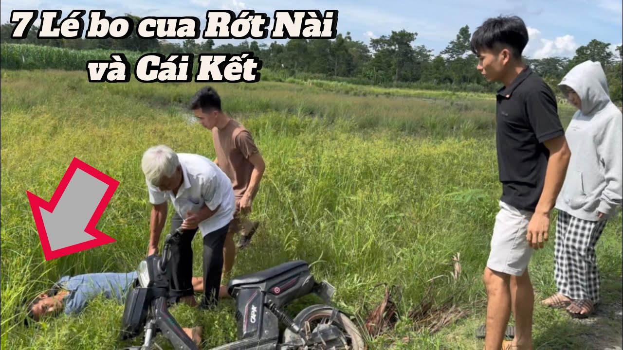 7 Lé say xỉn chạy xe lọt xuống ruộng và Cái Kết
