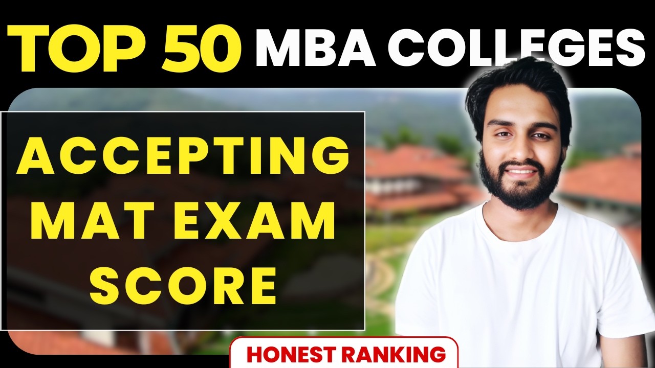 Top 50 MBA Colleges Through MAT Exam 2026 | Best MAT Accepting Colleges in India