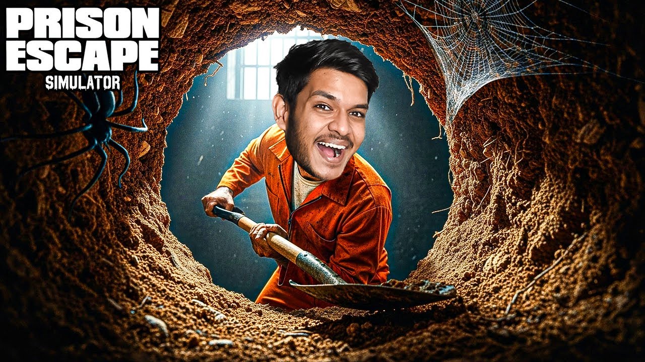 Digging Secret Tunnel Under My Jail Cell - Prison Escape Simulator Part 2