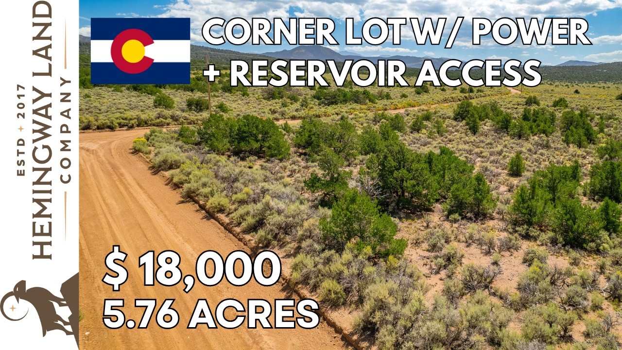 Colorado Land for Sale w/ Power &ndash; 5.76 Acres for Just $18,000!