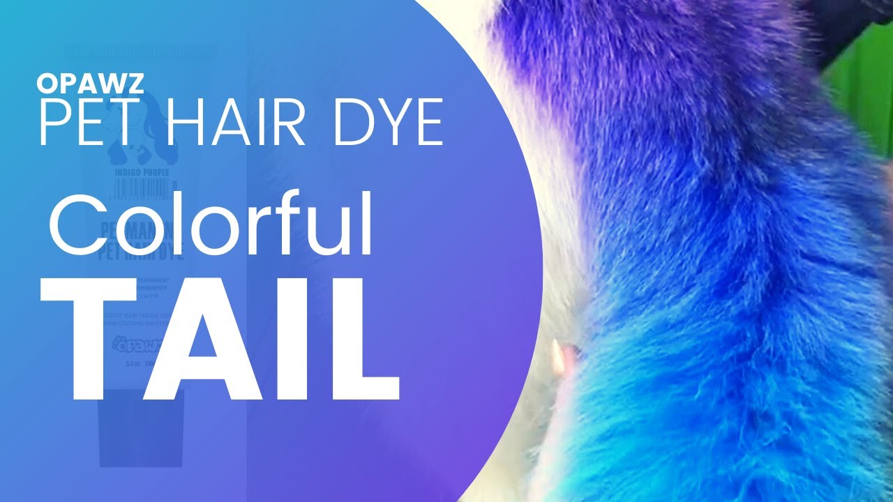 Colorful Dog Tail - OPAWZ Pet Hair Dye For Creative Pet Grooming