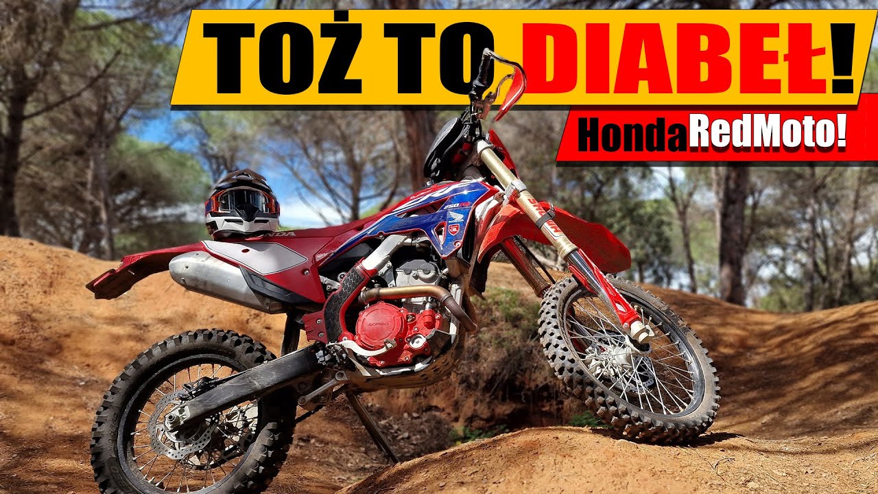 Honda Red Moto CRF 250 RX - rasowe ENDURO!