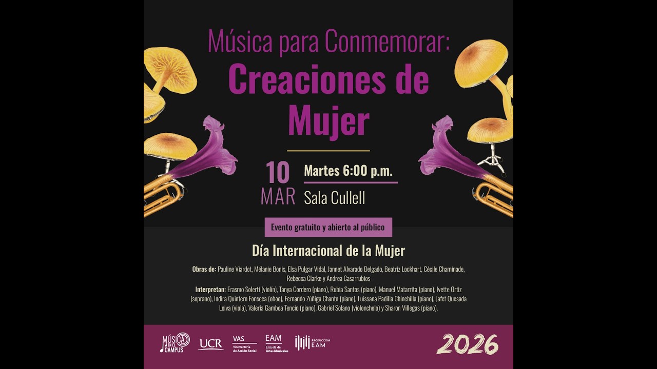 Música para Conmemorar: Creaciones de Mujer