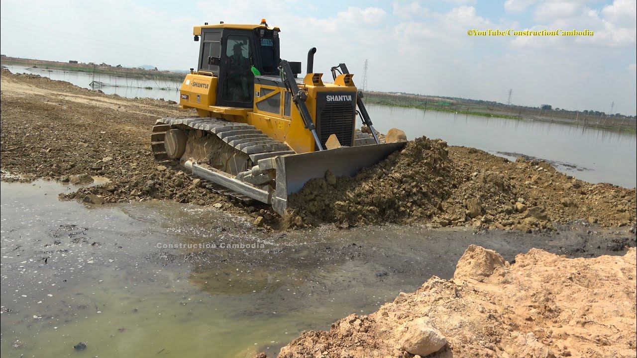The Best Bulldozer And Dump Truck Working | Bulldozer Pushing Rocks Connect the Road [FULL VIDEOS]