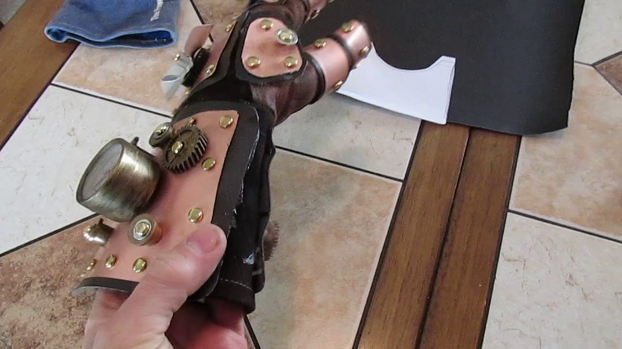 DIY Steampunk Gauntlet On A Budget