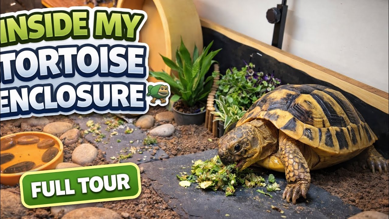 My Hermann’s Tortoise Enclosure Tour 🐢 | Setup, Plants & Equipment