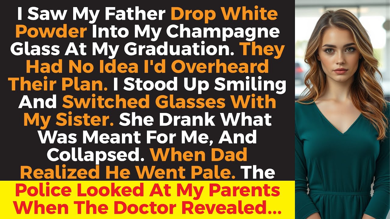 Saw My Dad Drop White Powder In My Glass, But My Sister Drank What Was Meant For Me. Doctor Revealed