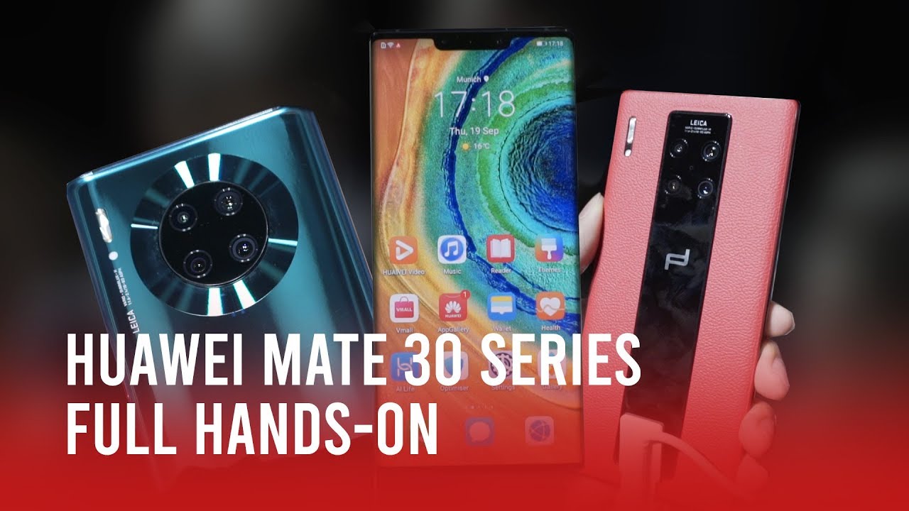Huawei Mate 30 Series | Hands On Review - Kirin 990 5G, SuperSensing Quad Cameras, 7680fps Slow-Mo!