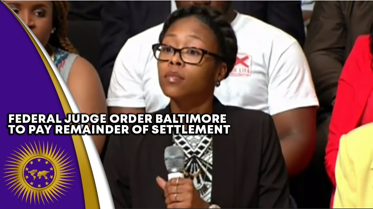 Federal Judge Orders Baltimore To Pay Remaining Settlement Plus Interest To Ashley Underwood