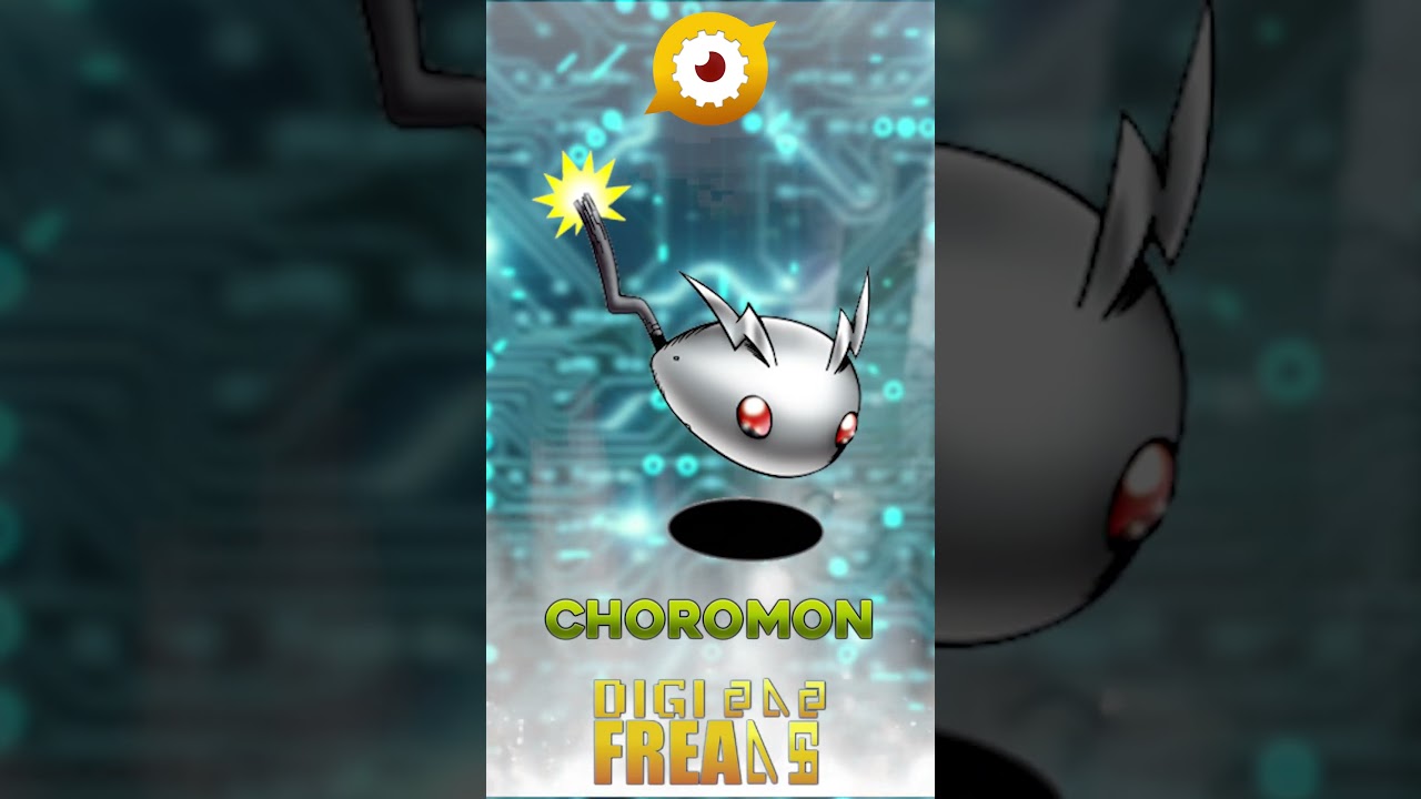 CONOCIENDO a CHOROMON El DIGIMON rat&oacute;n lanza DESCARGAS