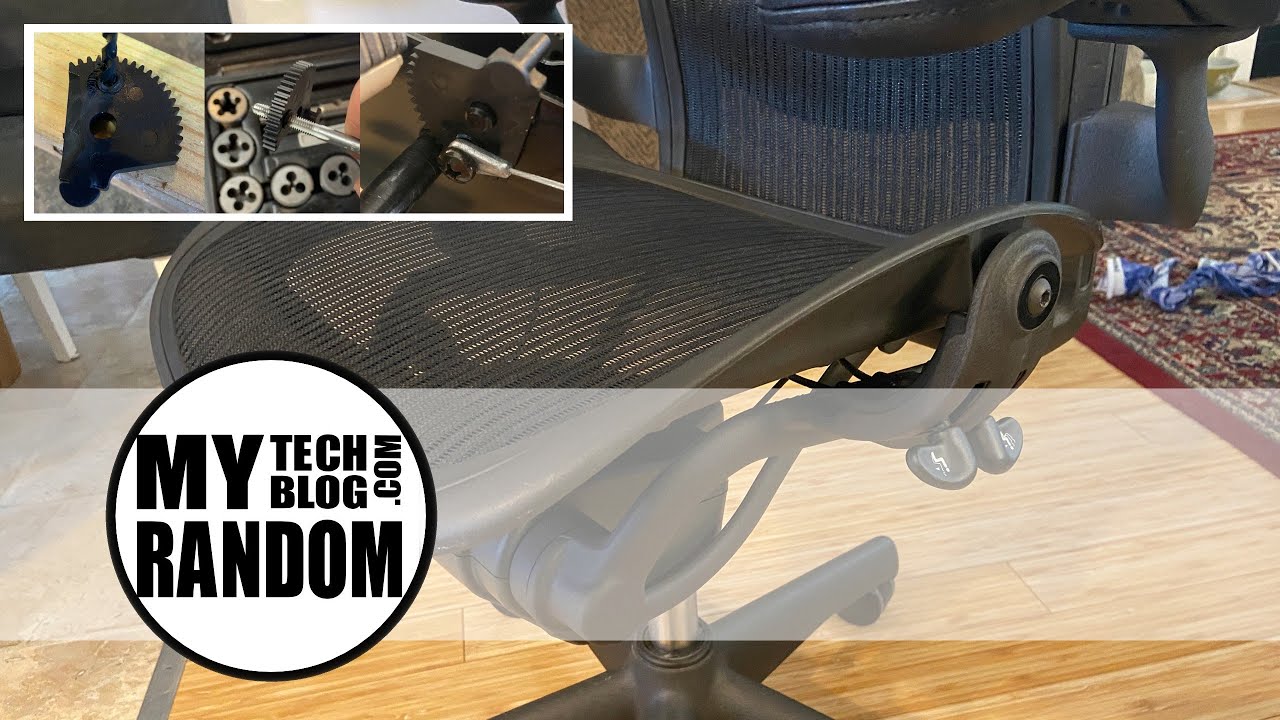 Ремонт замка наклона Herman Miller Aeron — недорогой ремонт (взлом)