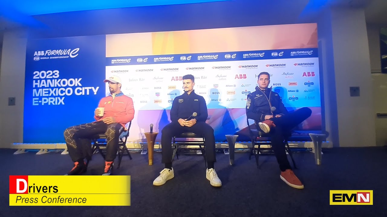 Drivers press conference - Electric Motor News Mexico City E-Prix