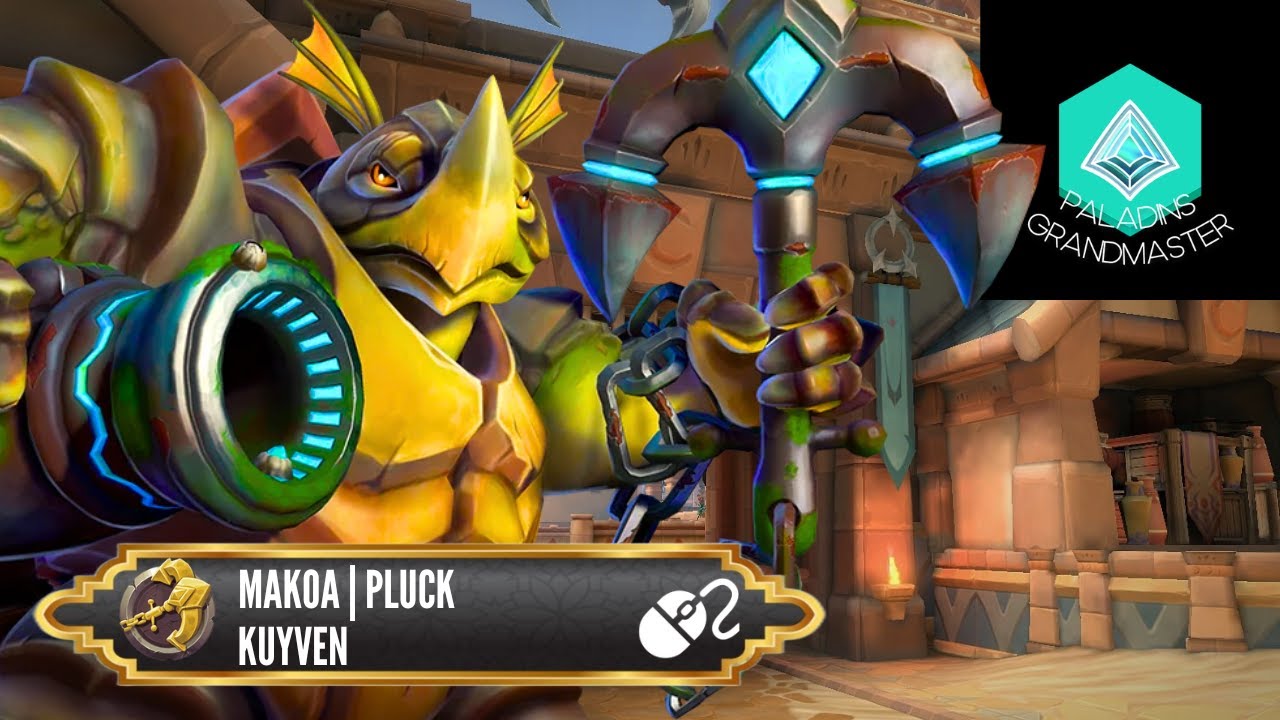 PRO Makoa Mobility shocking Enemies 😨 (Kuyven) Paladins Grandmaster