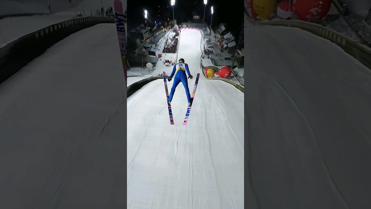 #fpv Drone behind SkiJumper @DJI @ethixltd @t-motorfpv5423 #skijump #dji #live
