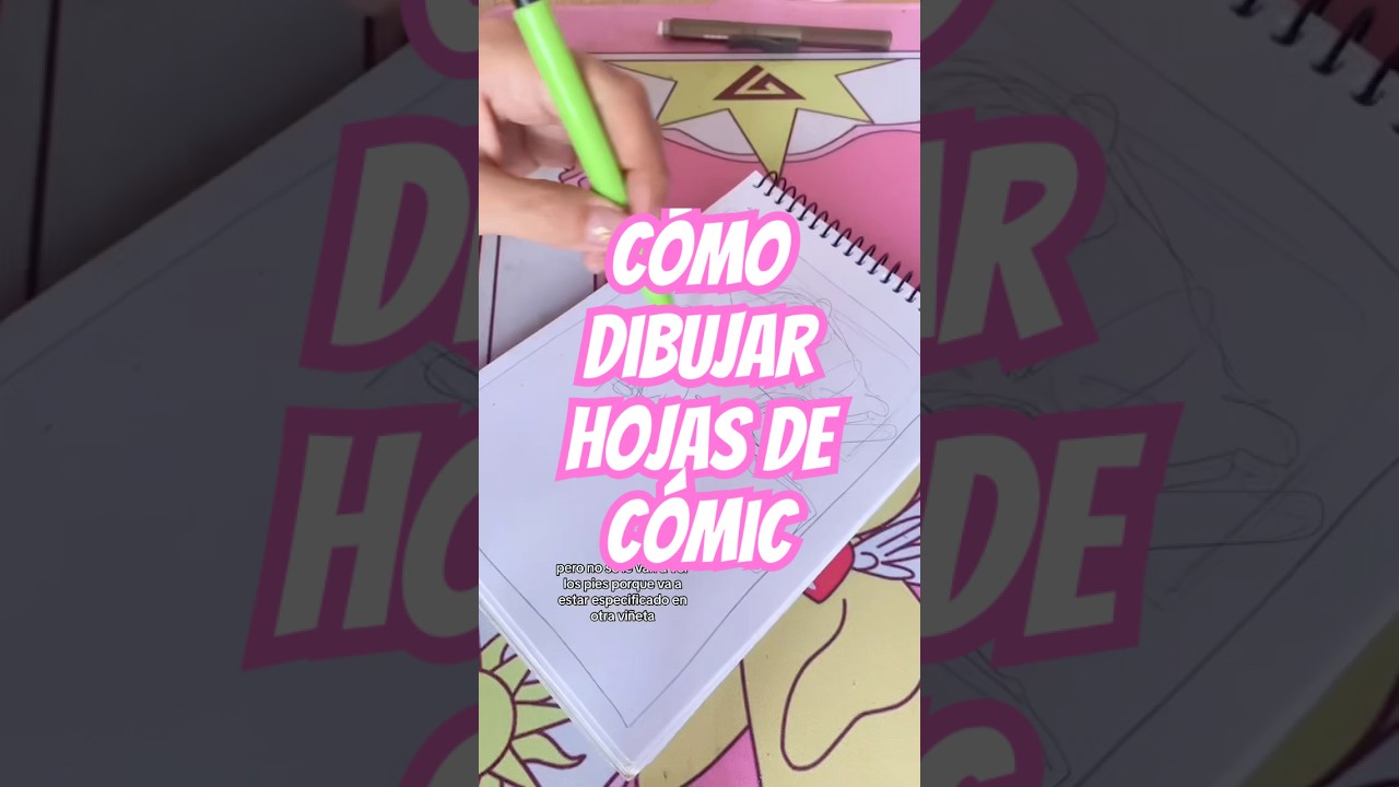 C&oacute;mo HACER un C&Oacute;MIC PASO A PASO #dibujo #comic #comics #sketchbook #tutoraldibujo #pasoapaso