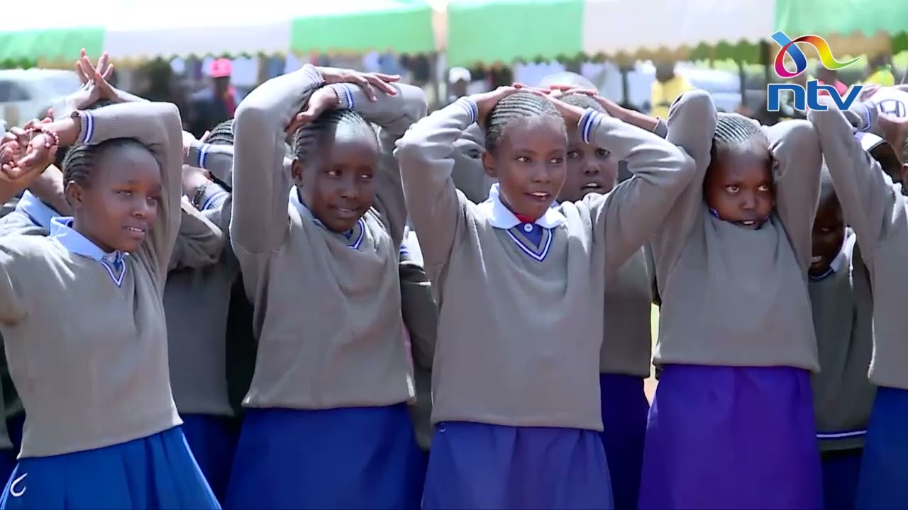Eldoret: Pupils perform a play on post election skirmishes