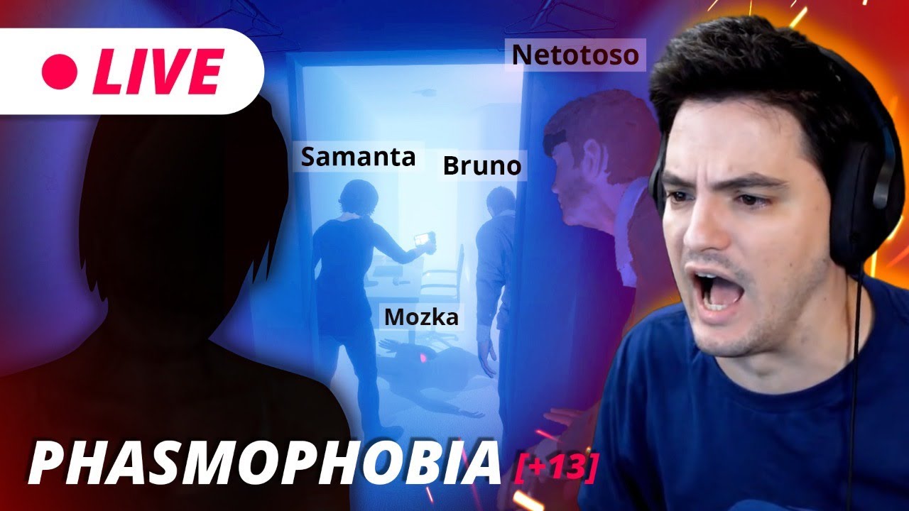 PHASMOPHOBIA! SOBREVIVEMOS? [+13]