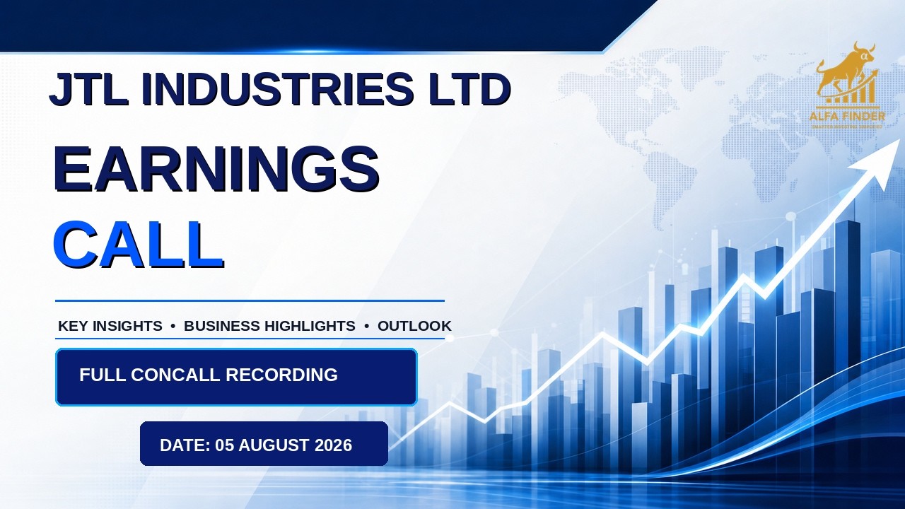 JTL Industries Ltd &mdash; Конференц-звонок по финансовым результатам за 1 квартал 2027 финансового год...
