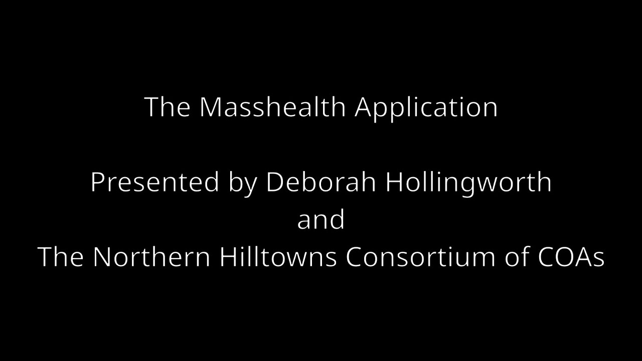 Filling Out the MassHealth Application