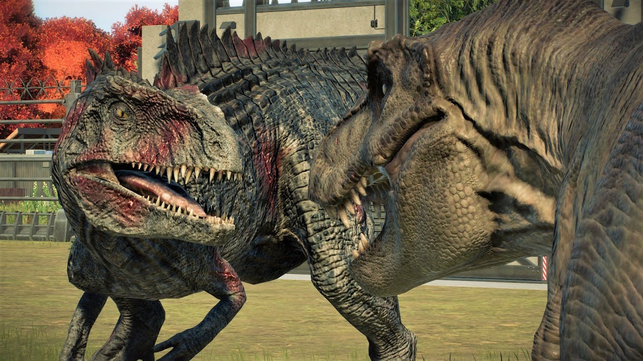 PRIME REXY (1993) VS DOMINION GIGA (2022) - Jurassic World Evolution 2