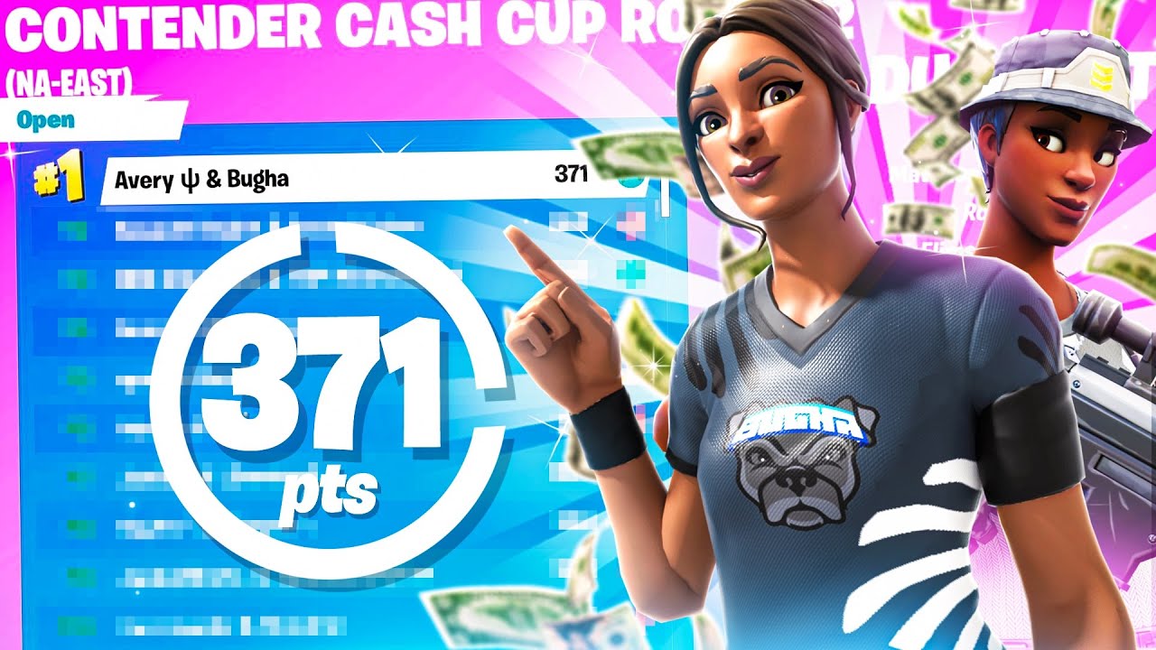 Как мы заняли ПЕРВОЕ место в Fortnite Cash Cup (371 очко) | Bugha