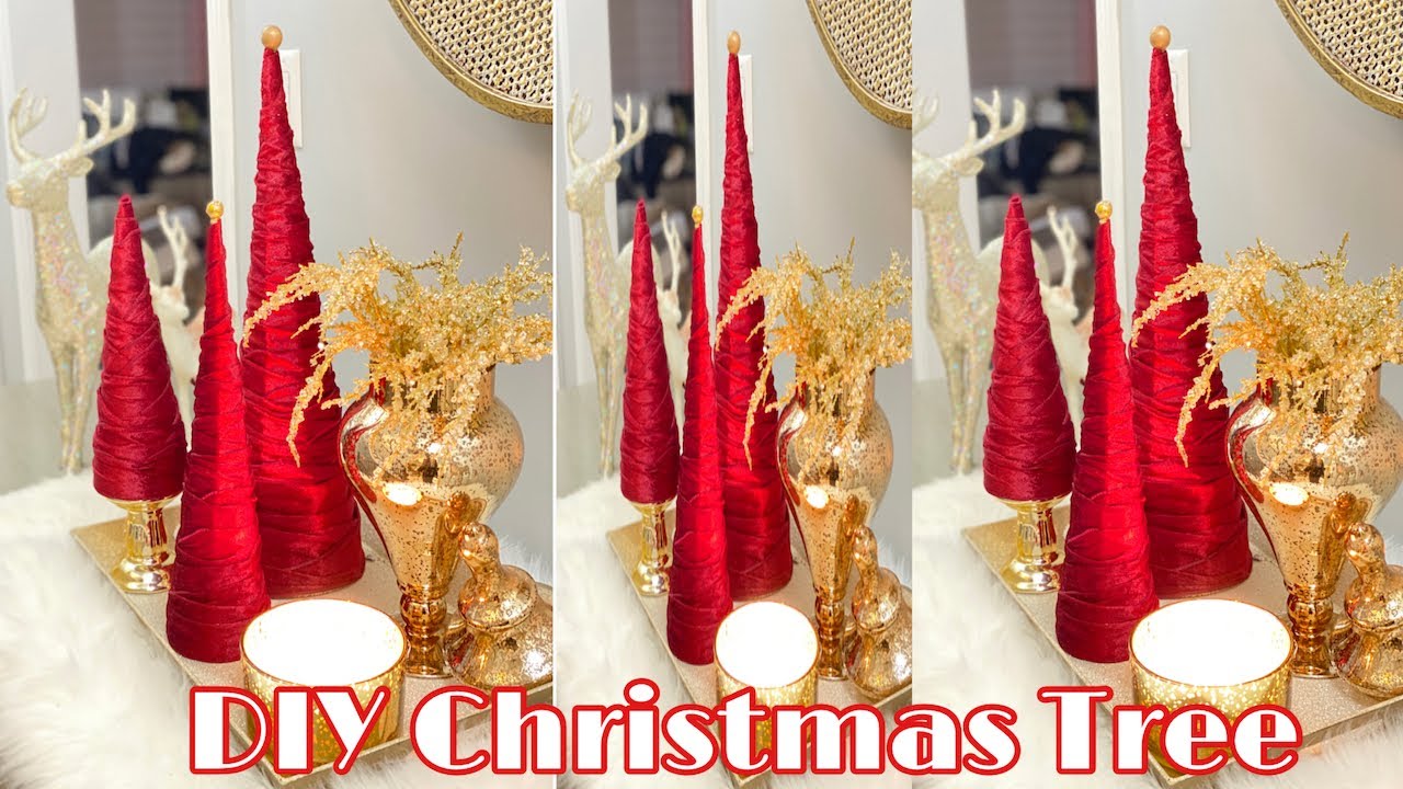 Easy DIY Christmas Tree | How to Make a Christmas Tree | How to Make a Table Top Christmas Tree