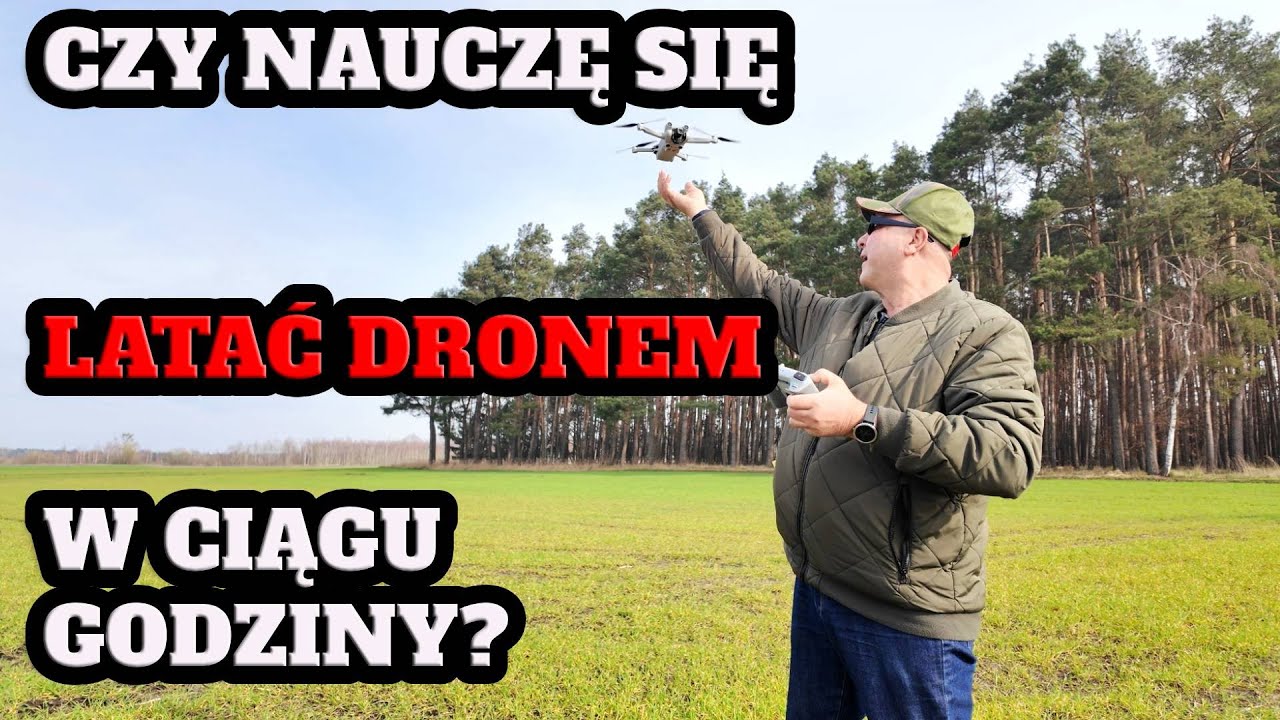 Czy nauczę się latać dronem w ciągu 1 godziny