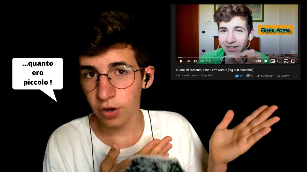 REACTION ai miei PRIMI VIDEO ASMR su YT!😝😱 | Reaction ASMR ITA