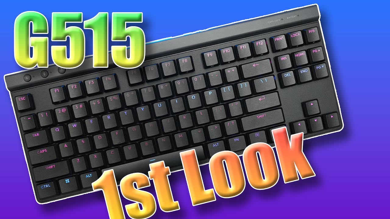Первый взгляд — Logitech G515 Lightspeed TKL