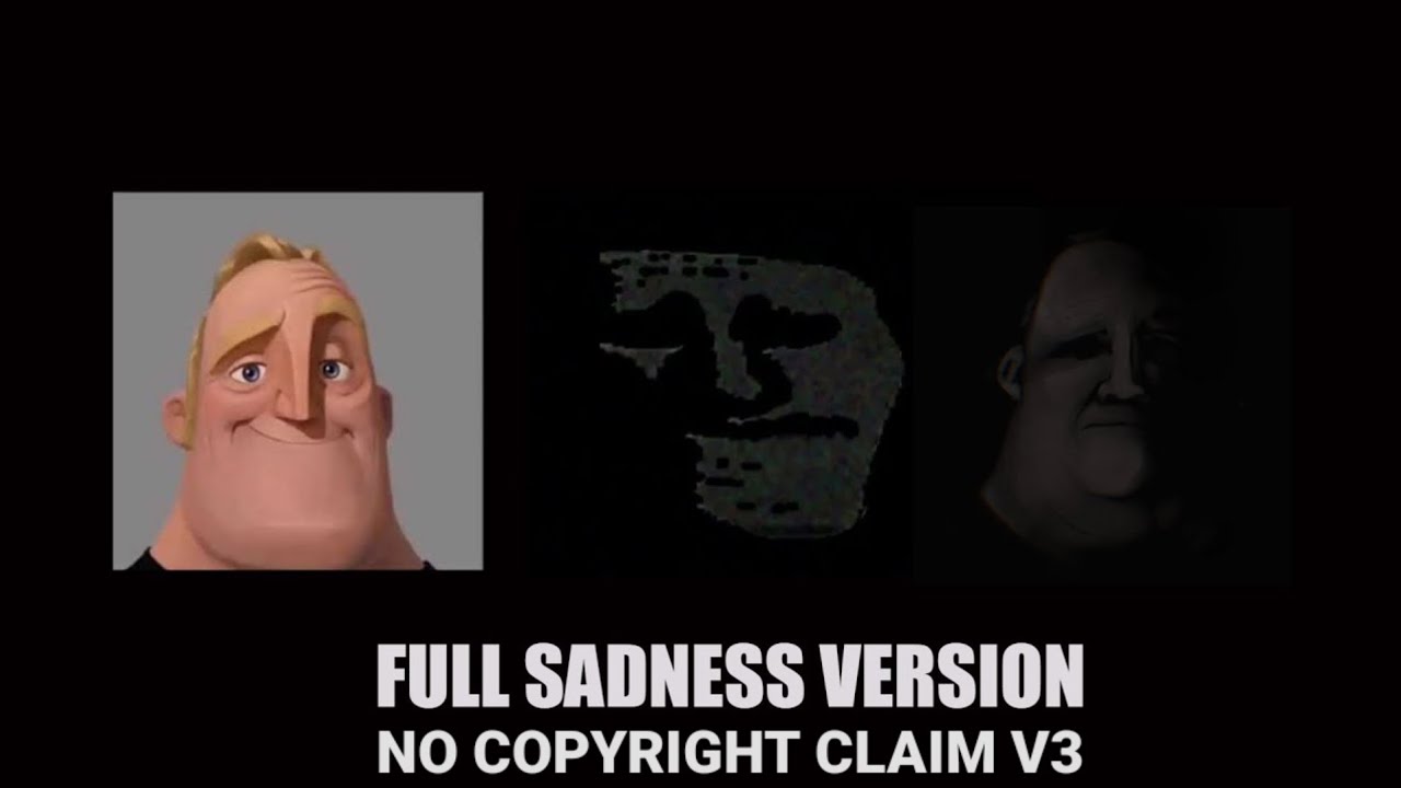 Mr Incredibles Becoming Sad (Extended Template) No Copyright Claim V3