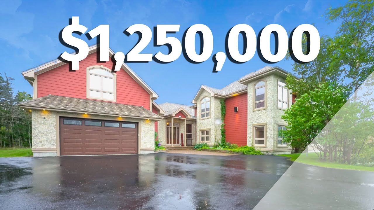 INSIDE a $1,250,000 Home WITH Private Courtyard Pool & Guest Suite in Logy Bay, Newfoundland