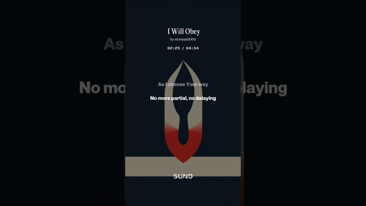 I Will Obey